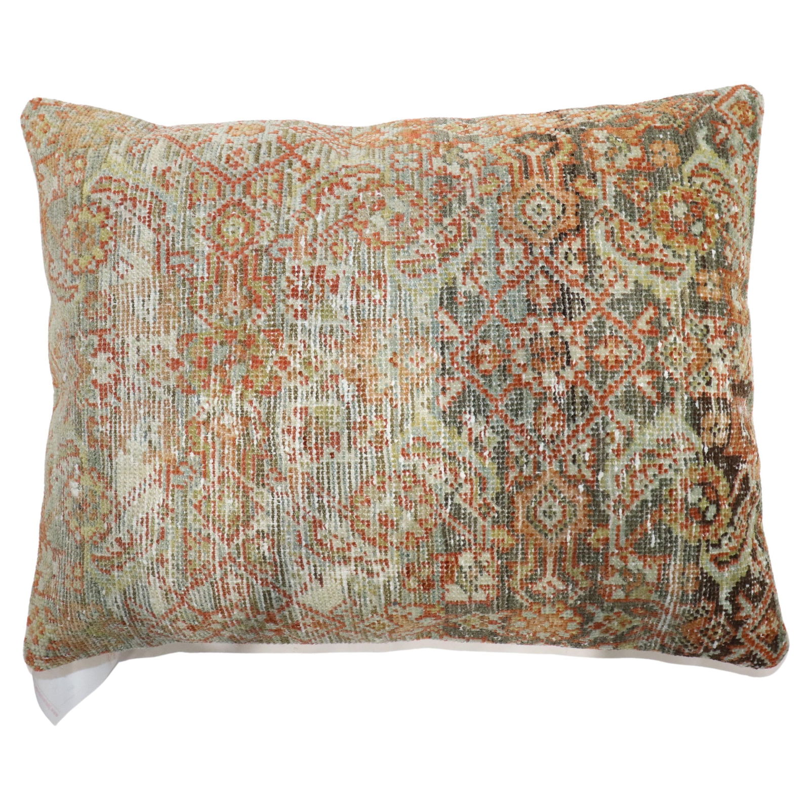 Antique Zabihi Collection Persian Mahal Pillow - 2