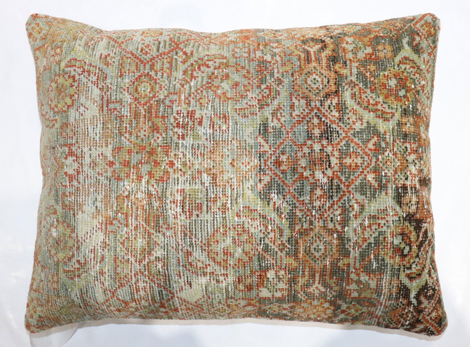 Antique Zabihi Collection Persian Mahal Pillow - 4
