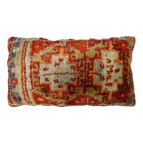 Zabihi Collection Large Turkish Anatolian Rug Pillow