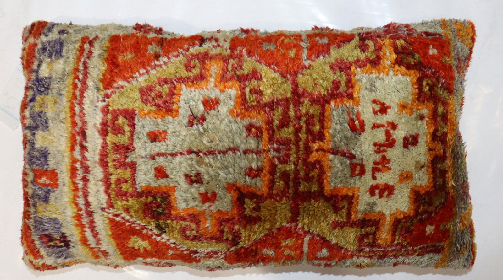 Zabihi Collection Large Turkish Anatolian Rug Pillow - 2