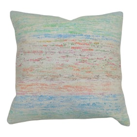 Zabihi Collection Rag Rug Turkish Pillow