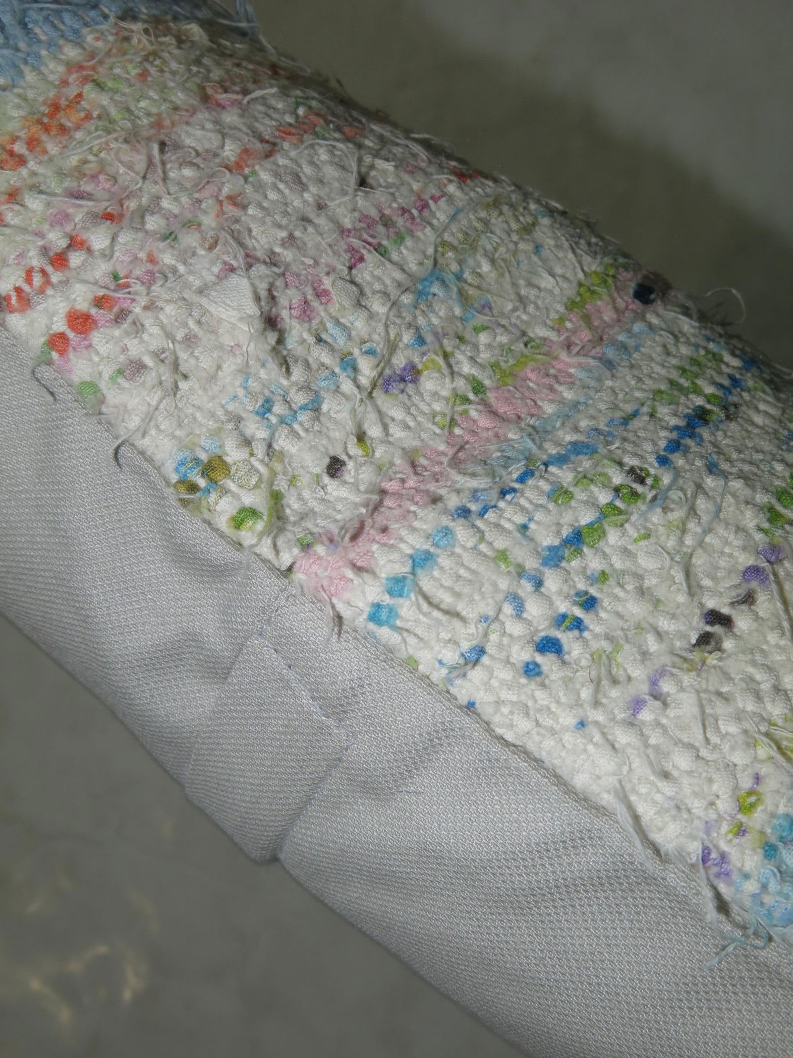 Zabihi Collection Rag Rug Turkish Pillow - 3