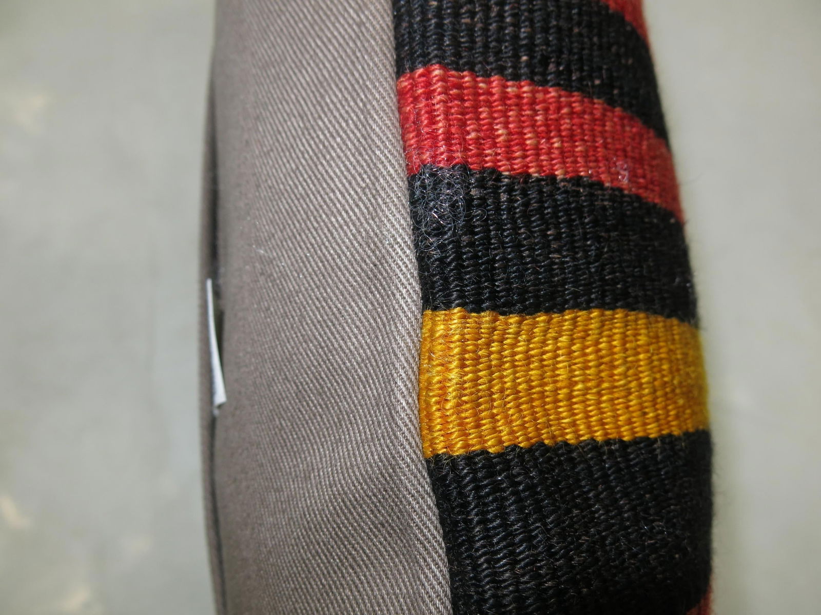 Zabihi Collection Striped Turkish Kilim Pillow - 4