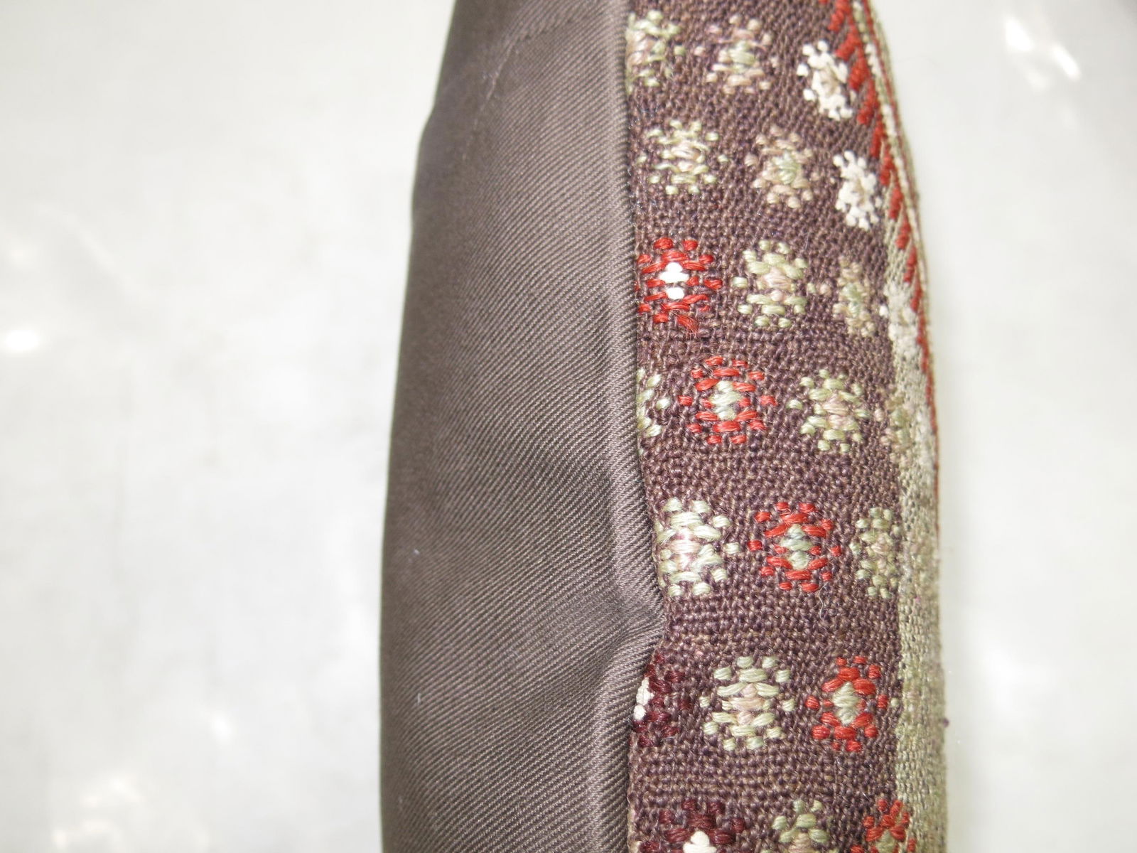 Grey Turkish Jajim Pillow - 2