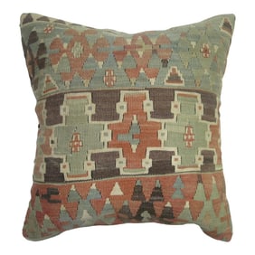 Geometric Turkish Kilim Pillow