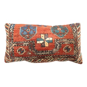 Tribal Persian Kurd Rug Pillow
