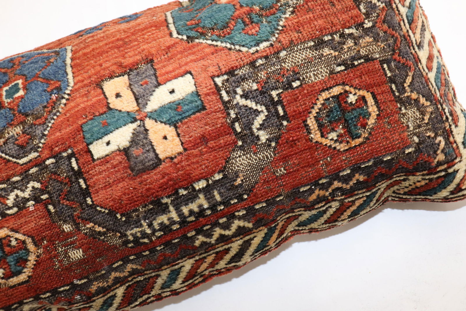 Tribal Persian Kurd Rug Pillow - 3
