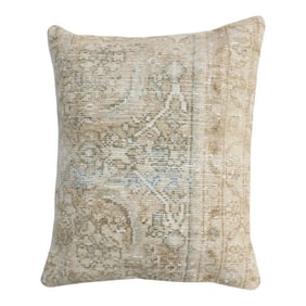 Antique Persian Malayer Rug Pillow