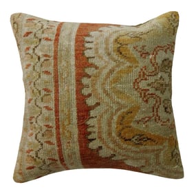 Turkish Oushak Rug Pillow