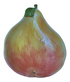 Mid 20th Century G.B.C. Italy Ceramic Pear Shaped Serving Dish/Bowl