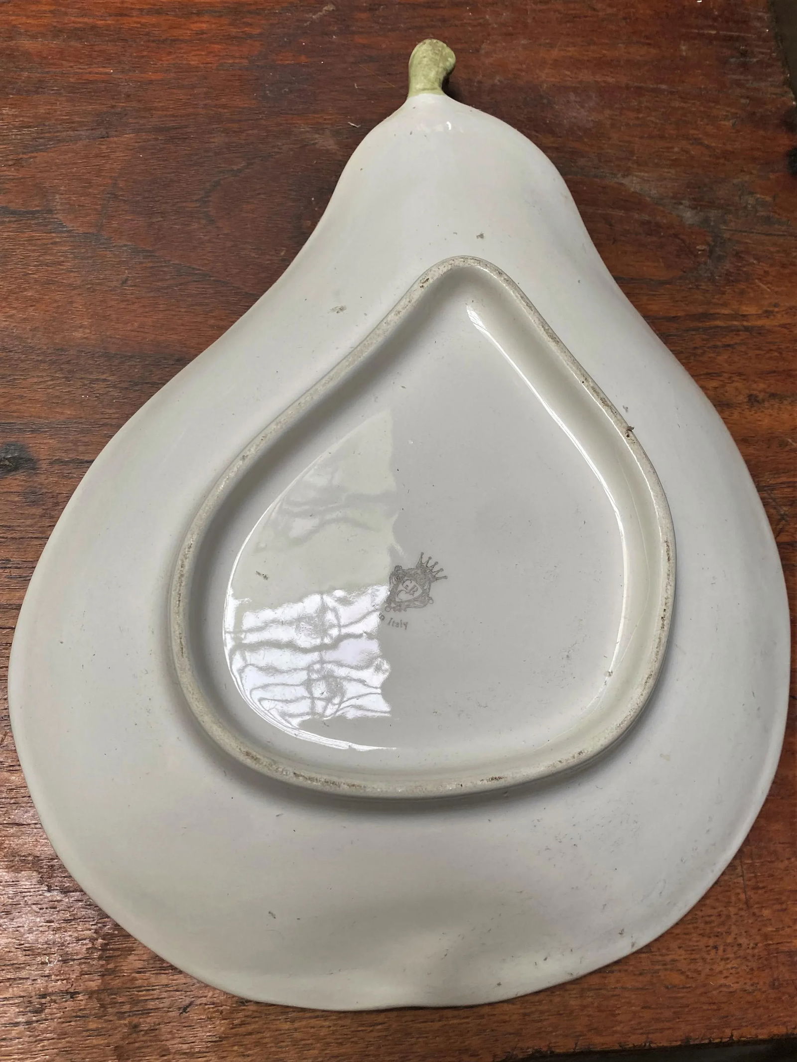 Mid 20th Century G.B.C. Italy Ceramic Pear Shaped Serving Dish/Bowl - 6