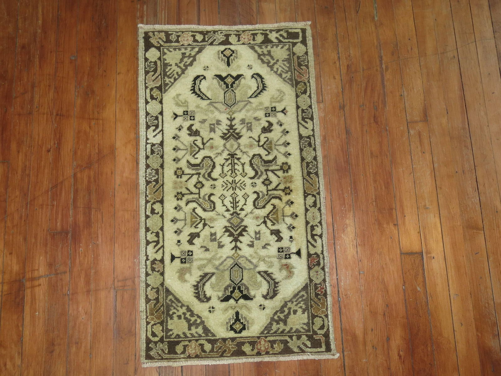 Mid 20th Century Turkish Oushak Anatolian Rug Mats - A Pair - 6