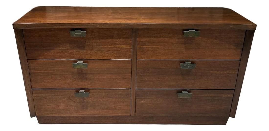 1960s Mid-Century Modern Six-Drawer Dresser Lowboy American of Martinsville (1 of 12)
