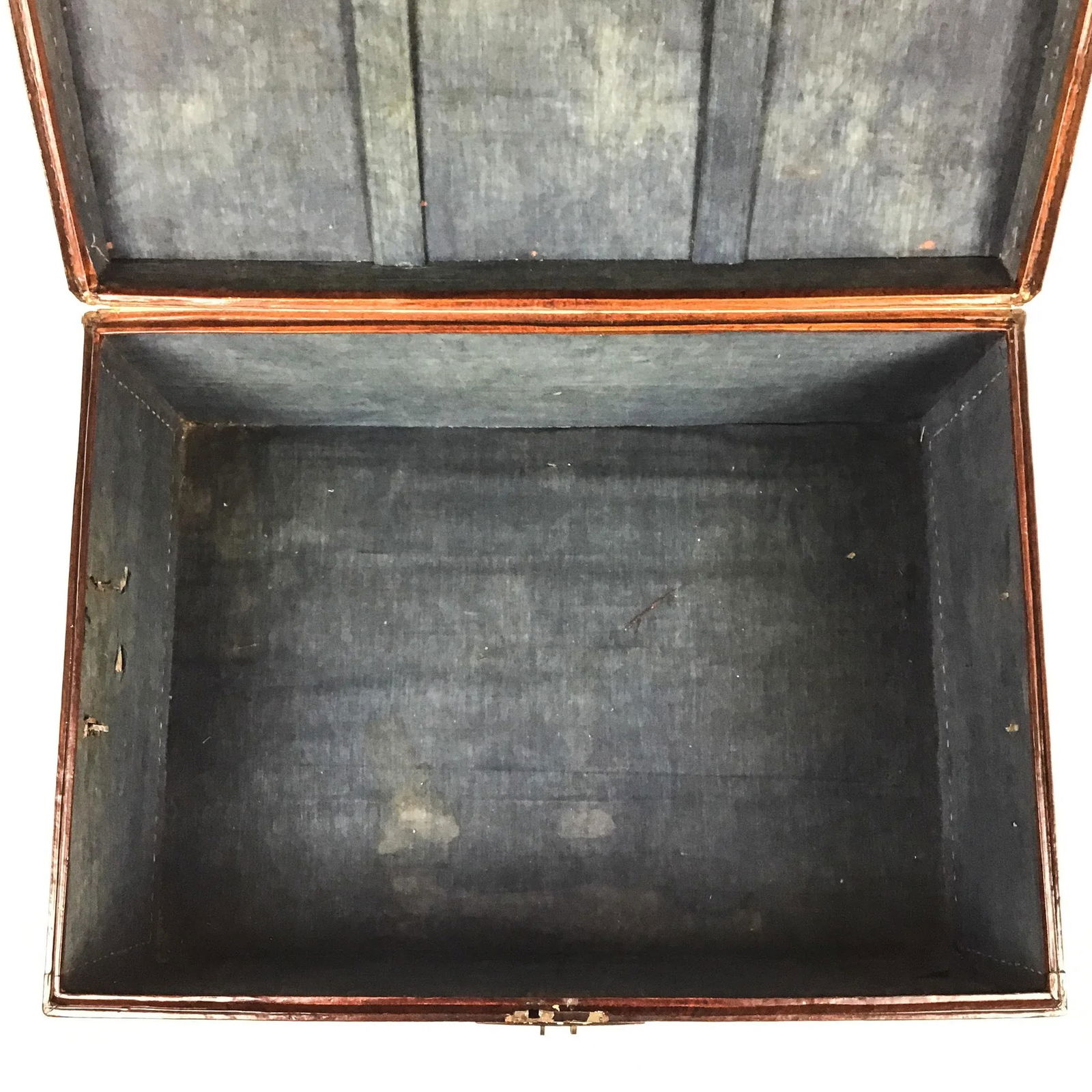 Chinese Antique Leather Trunk - 10