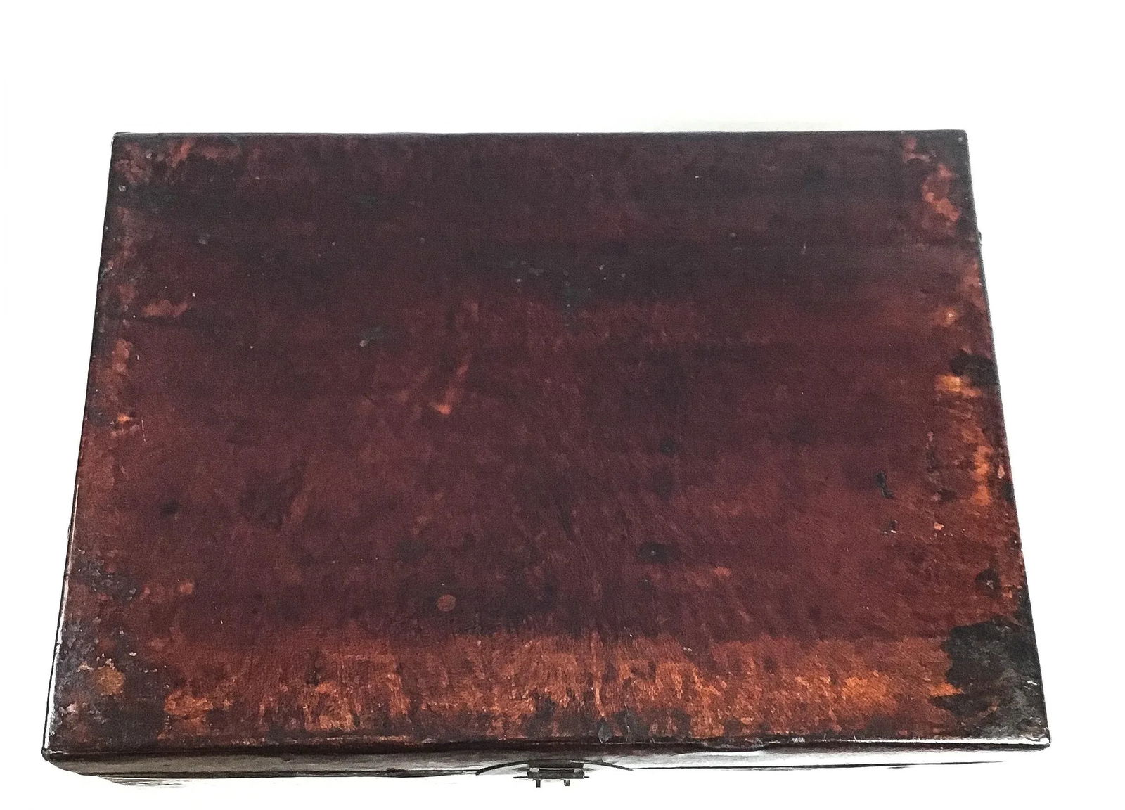 Chinese Antique Leather Trunk - 5