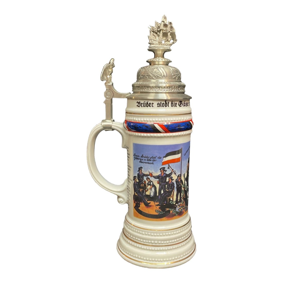Vintage Naval Commemorative German Beer Stein (1 of 10)