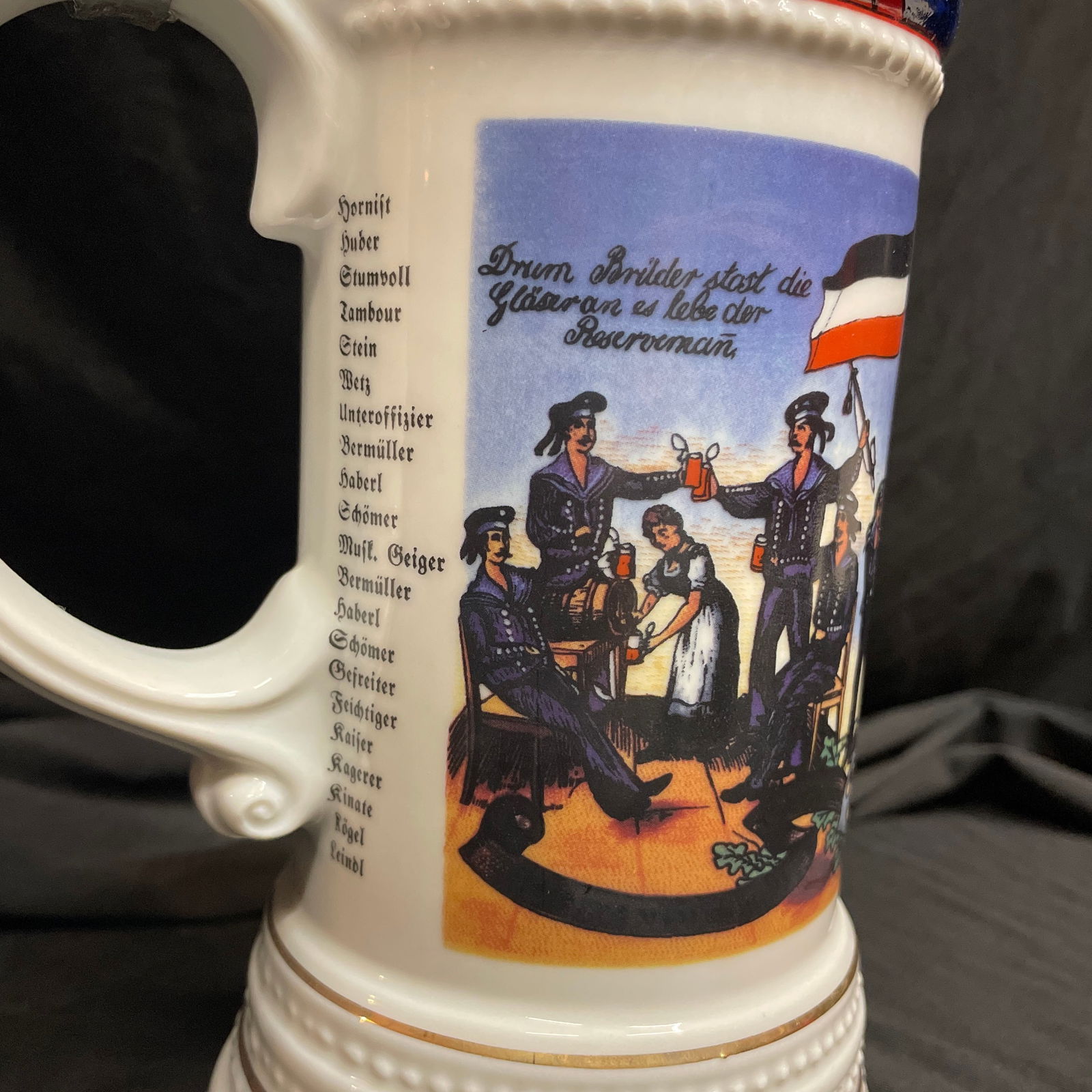 Vintage Naval Commemorative German Beer Stein - 2