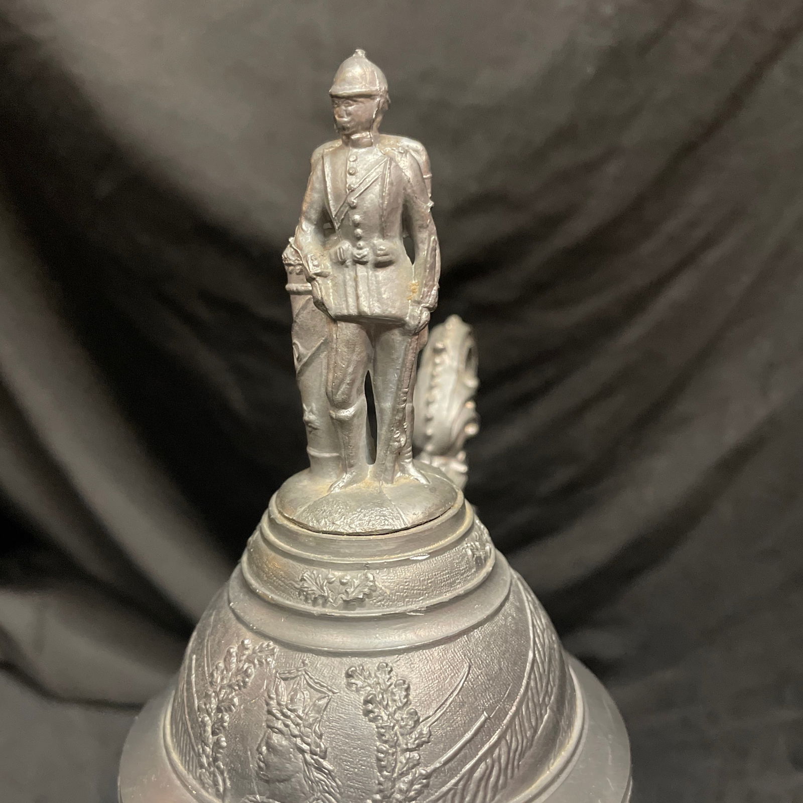 Vintage Naval Commemorative Beer Stein With Elaborate Pewter Lid. - 6