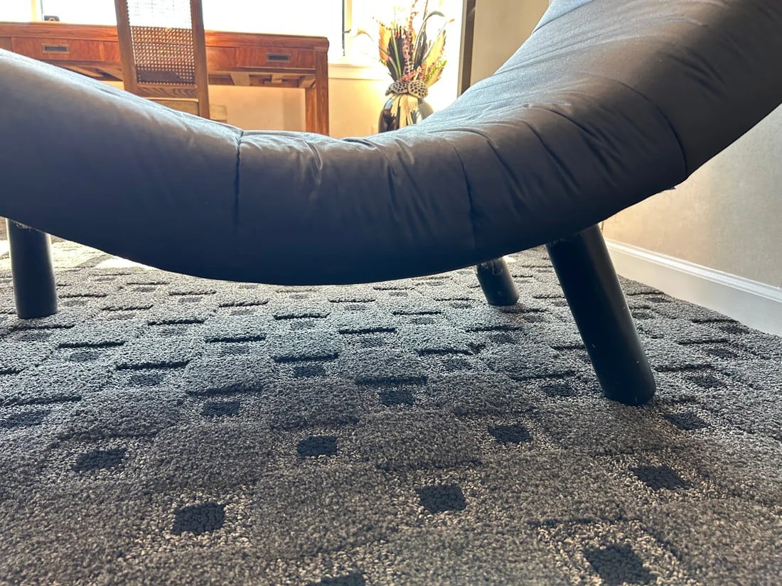 1970s Midcentury Modern Wave Chaise Lounge by Enrico Bartolini Designs - 4