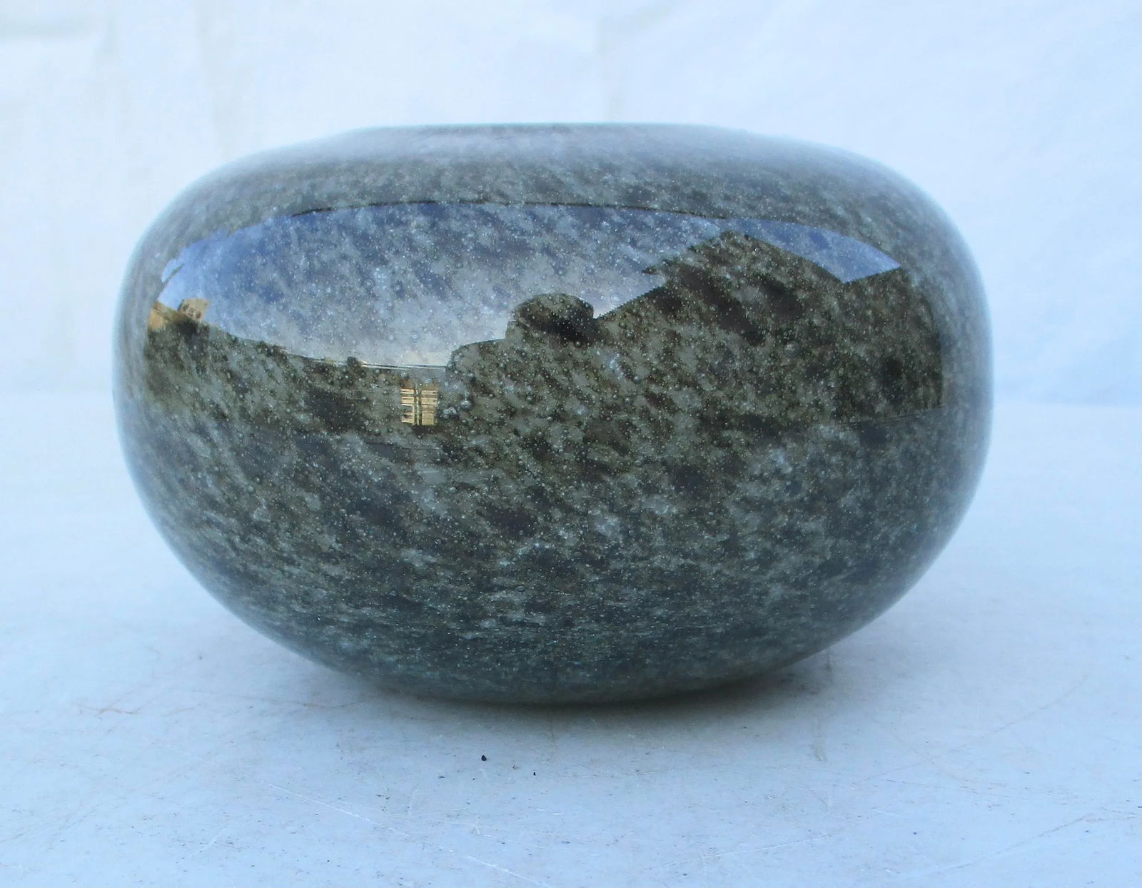 Art Glass Pebble Vase - 2