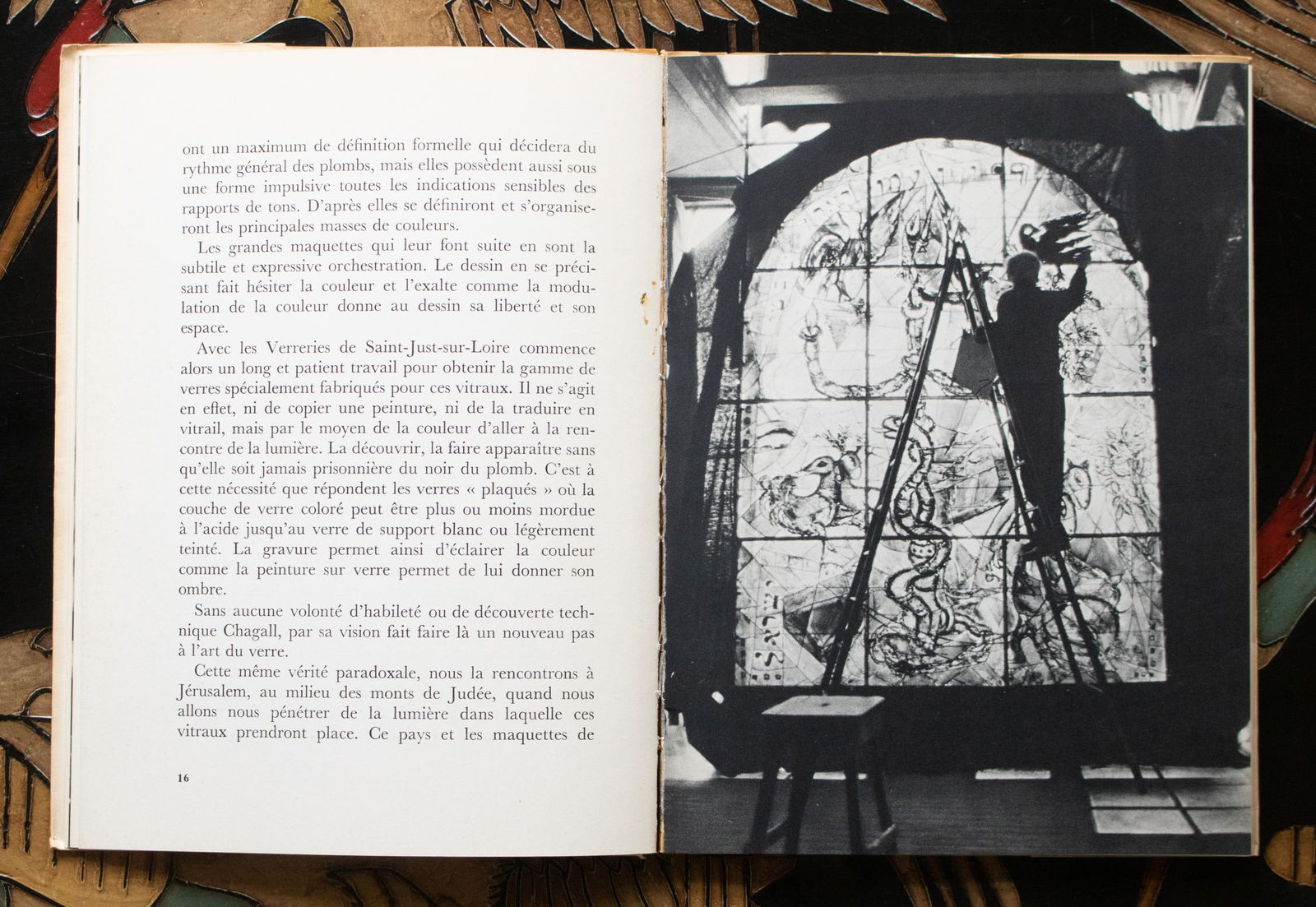 1961 "Marc Chagall. The Windows of Jerusalem" Art Book - 7