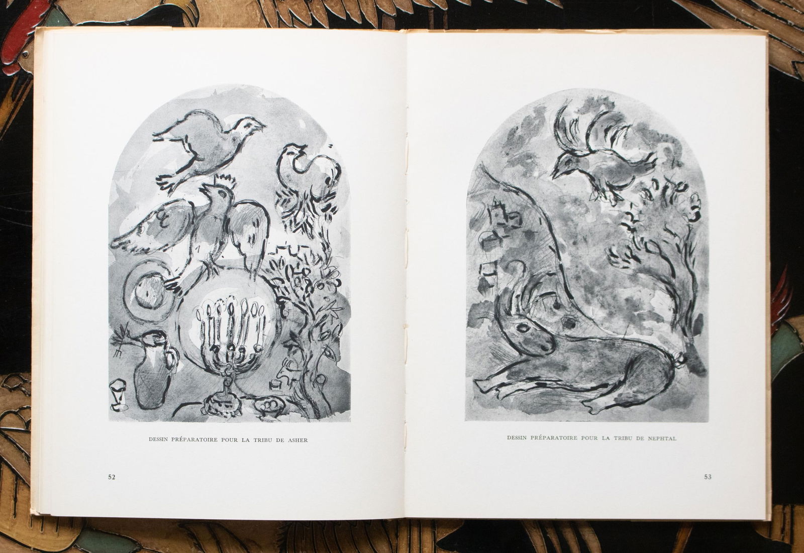 1961 "Marc Chagall. The Windows of Jerusalem" Art Book - 9