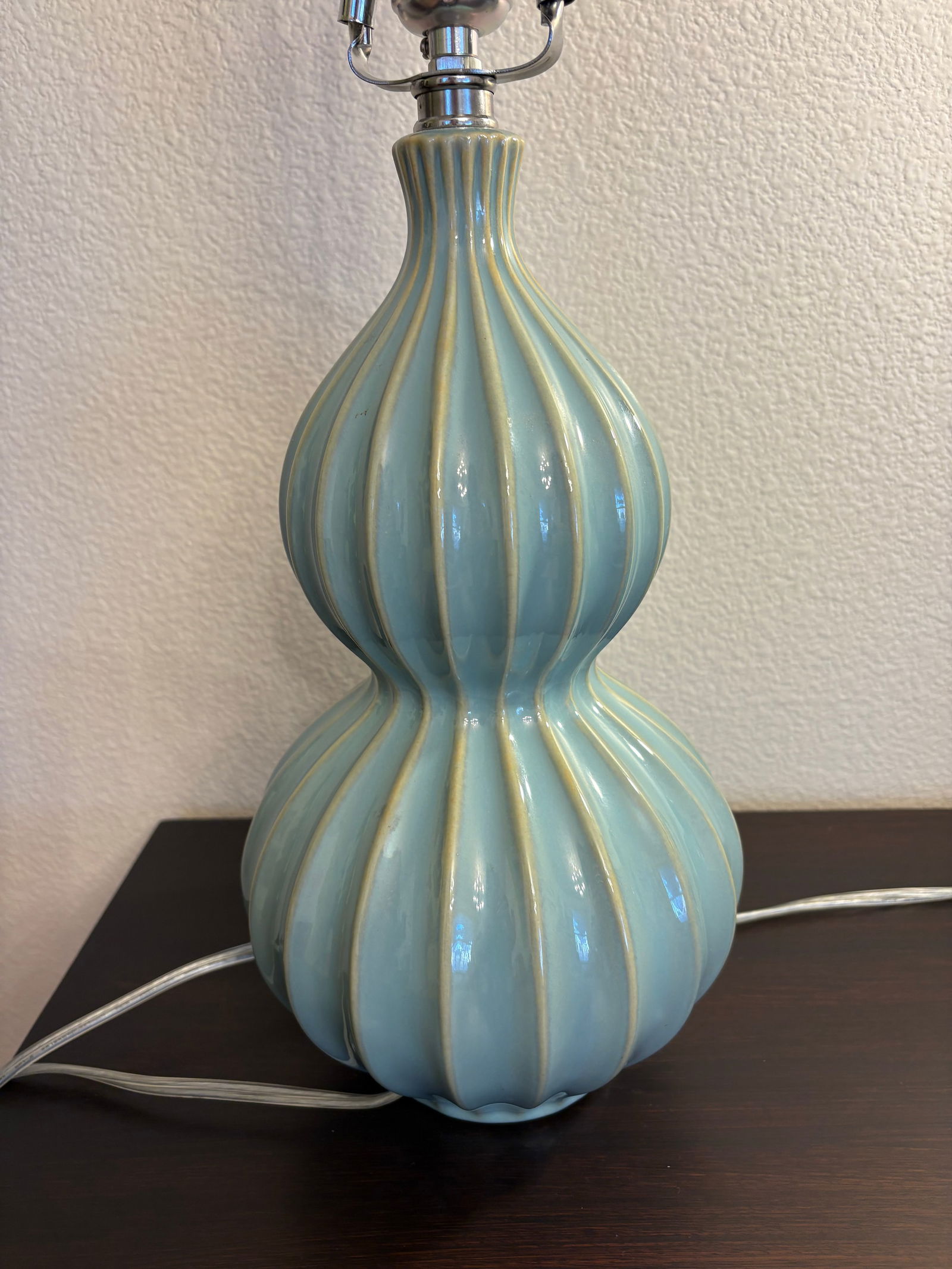 Mid Century Modern Ceramic Lamps, a Pair - 5