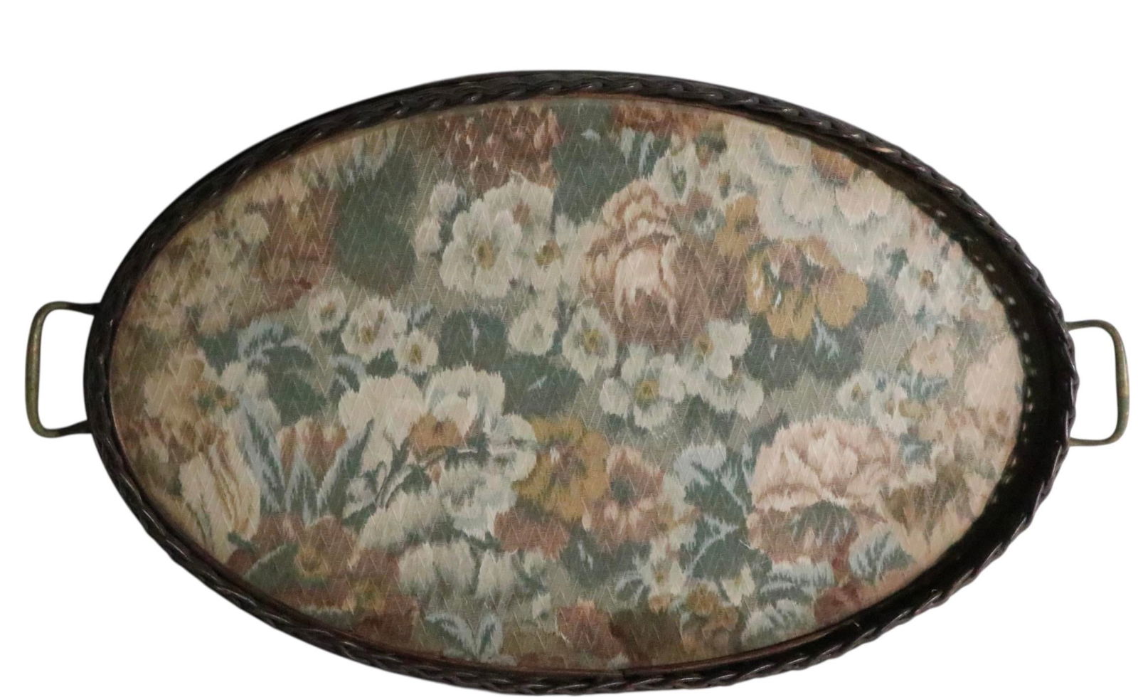 Victorian Wicker Serving Tray - 12