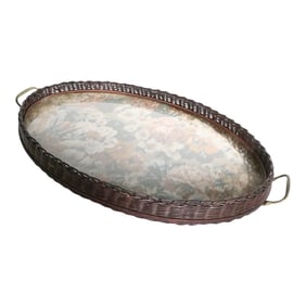 Victorian Wicker Serving Tray