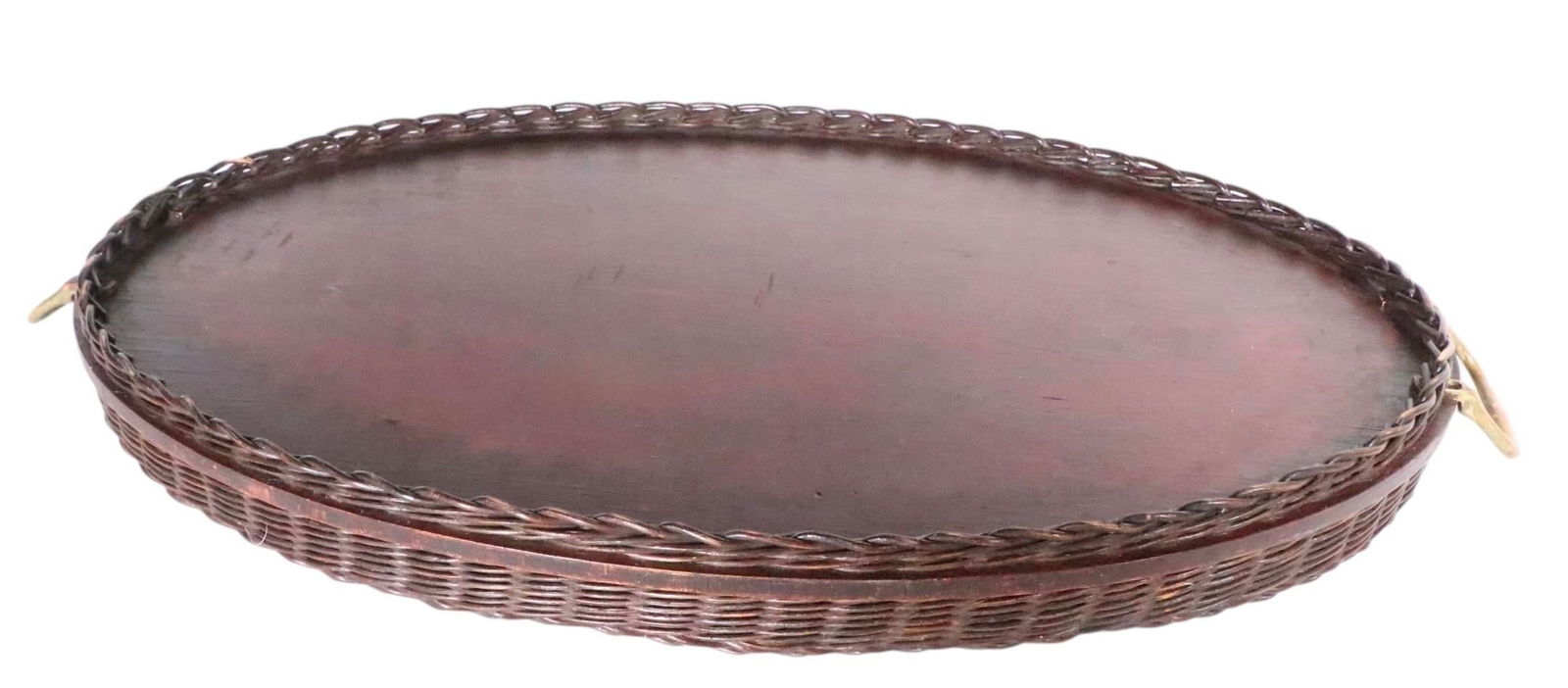 Victorian Wicker Serving Tray - 2