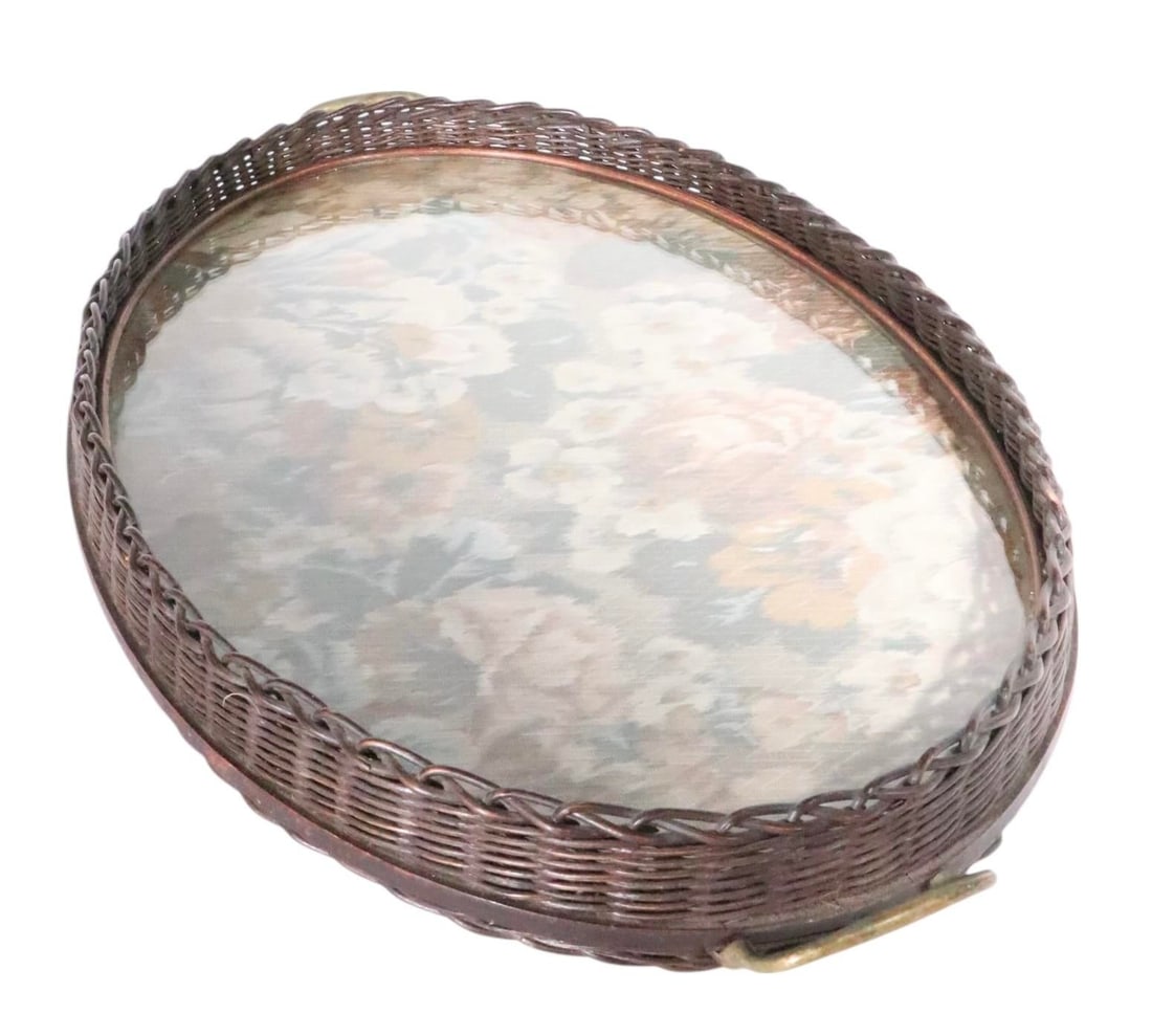 Victorian Wicker Serving Tray - 3