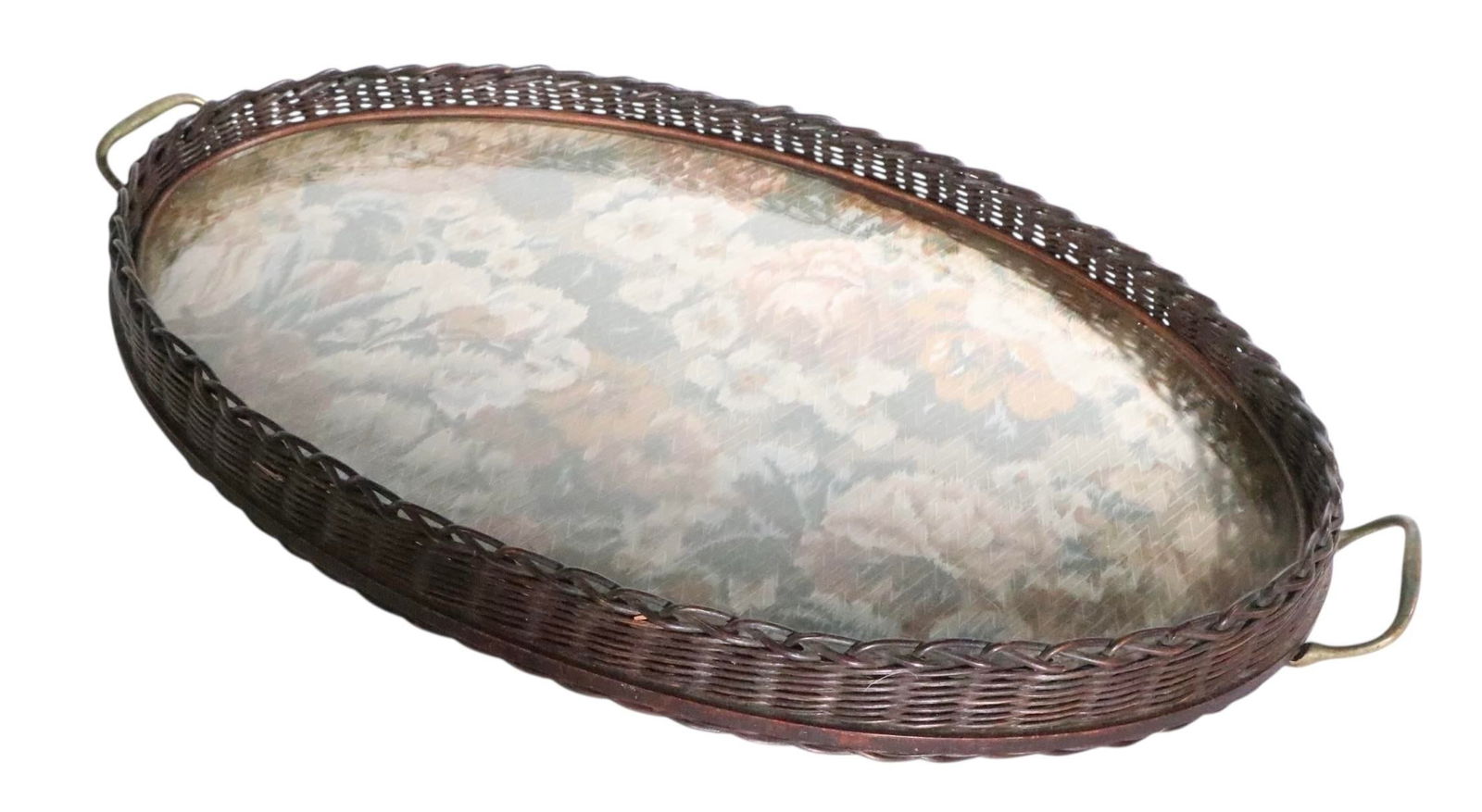 Victorian Wicker Serving Tray - 4