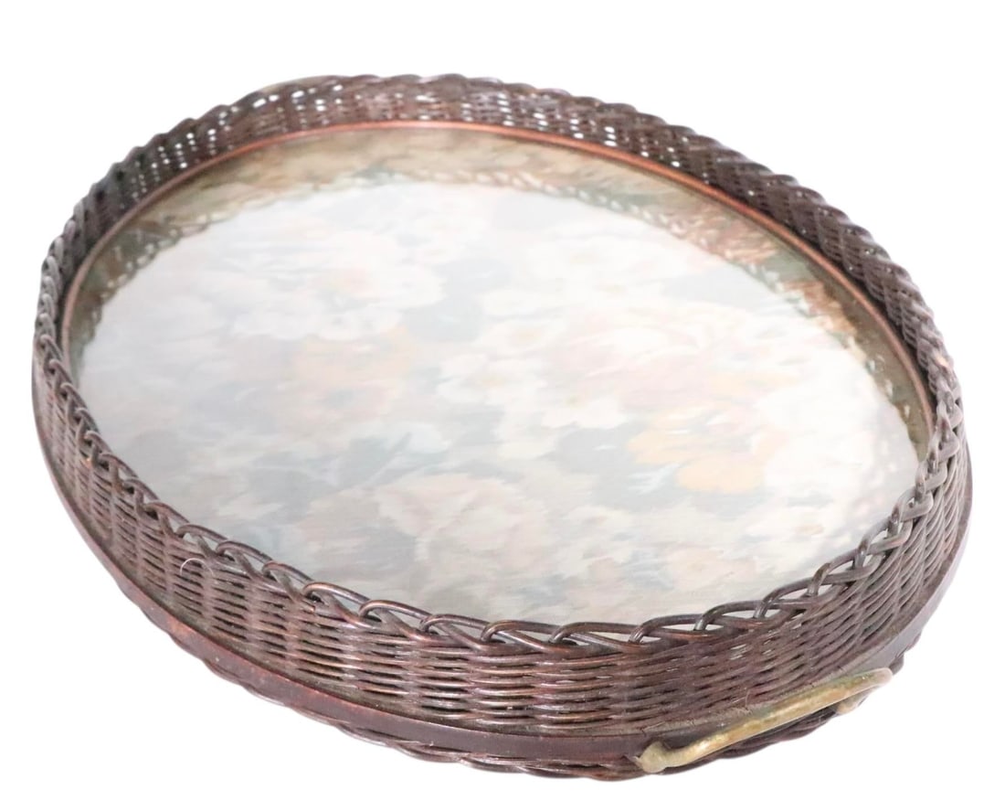 Victorian Wicker Serving Tray - 5