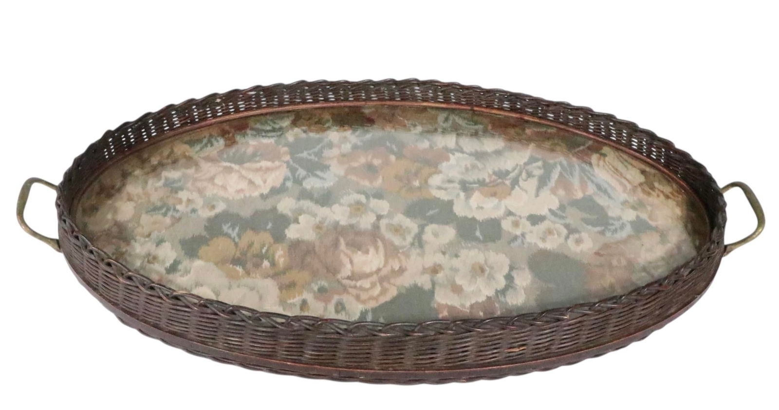 Victorian Wicker Serving Tray - 6