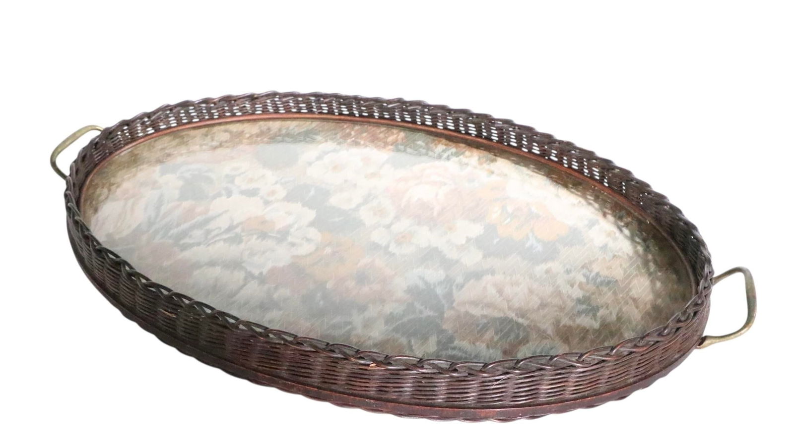 Victorian Wicker Serving Tray - 7