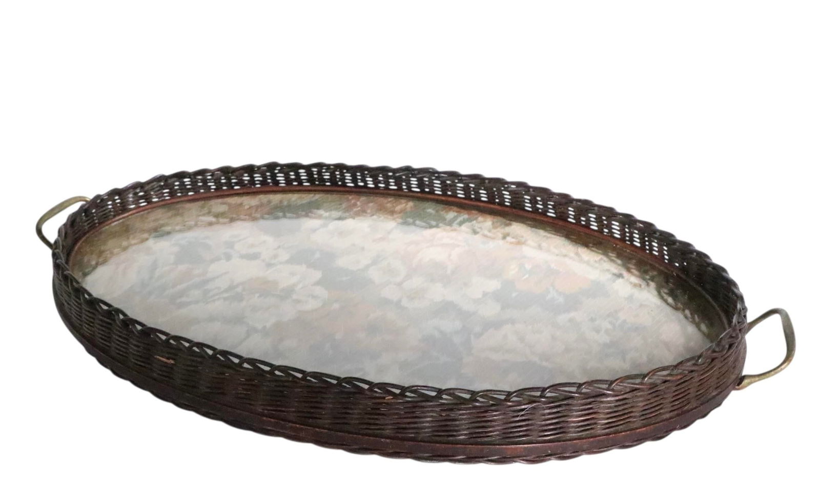 Victorian Wicker Serving Tray - 9