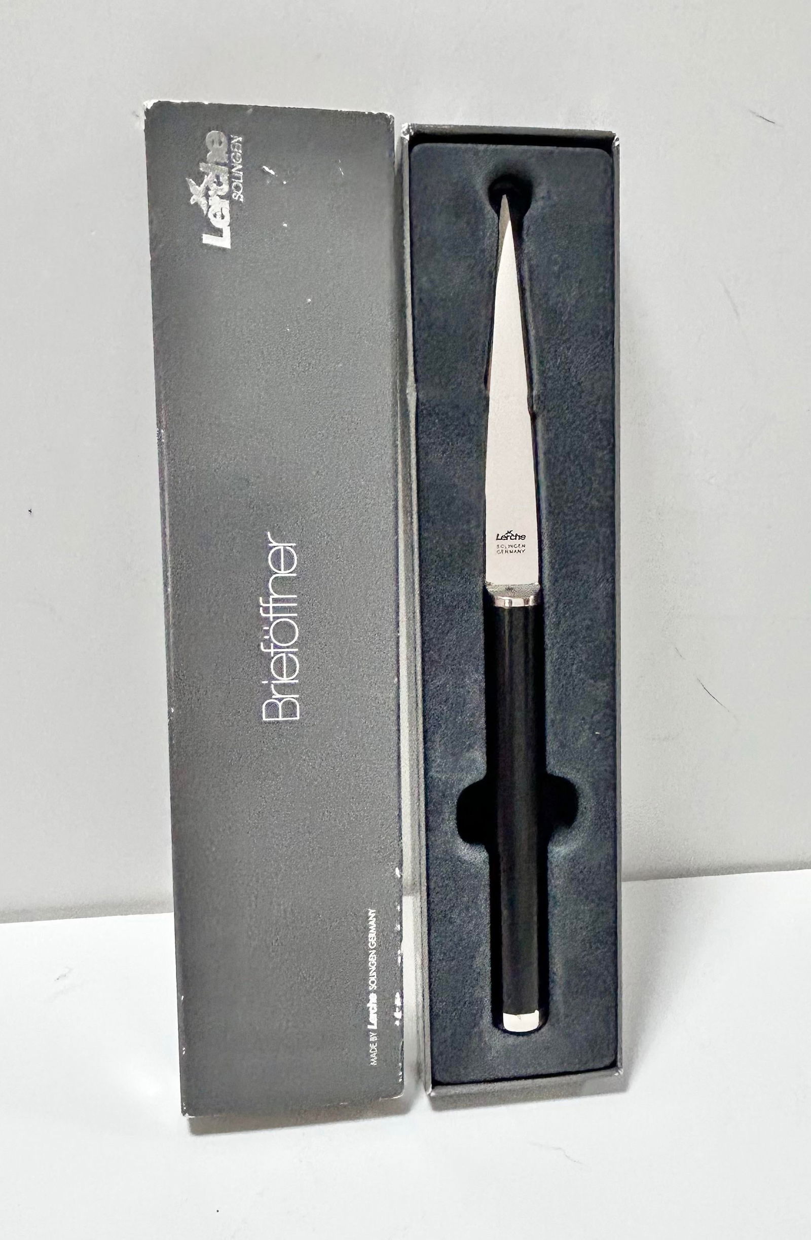 1980s Lerche Solingen Germany Letter Opener, Boxed - 5