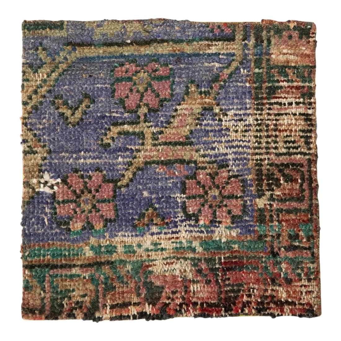 Decorative Vintage Anatolian Rug Fragment Art (1 of 6)
