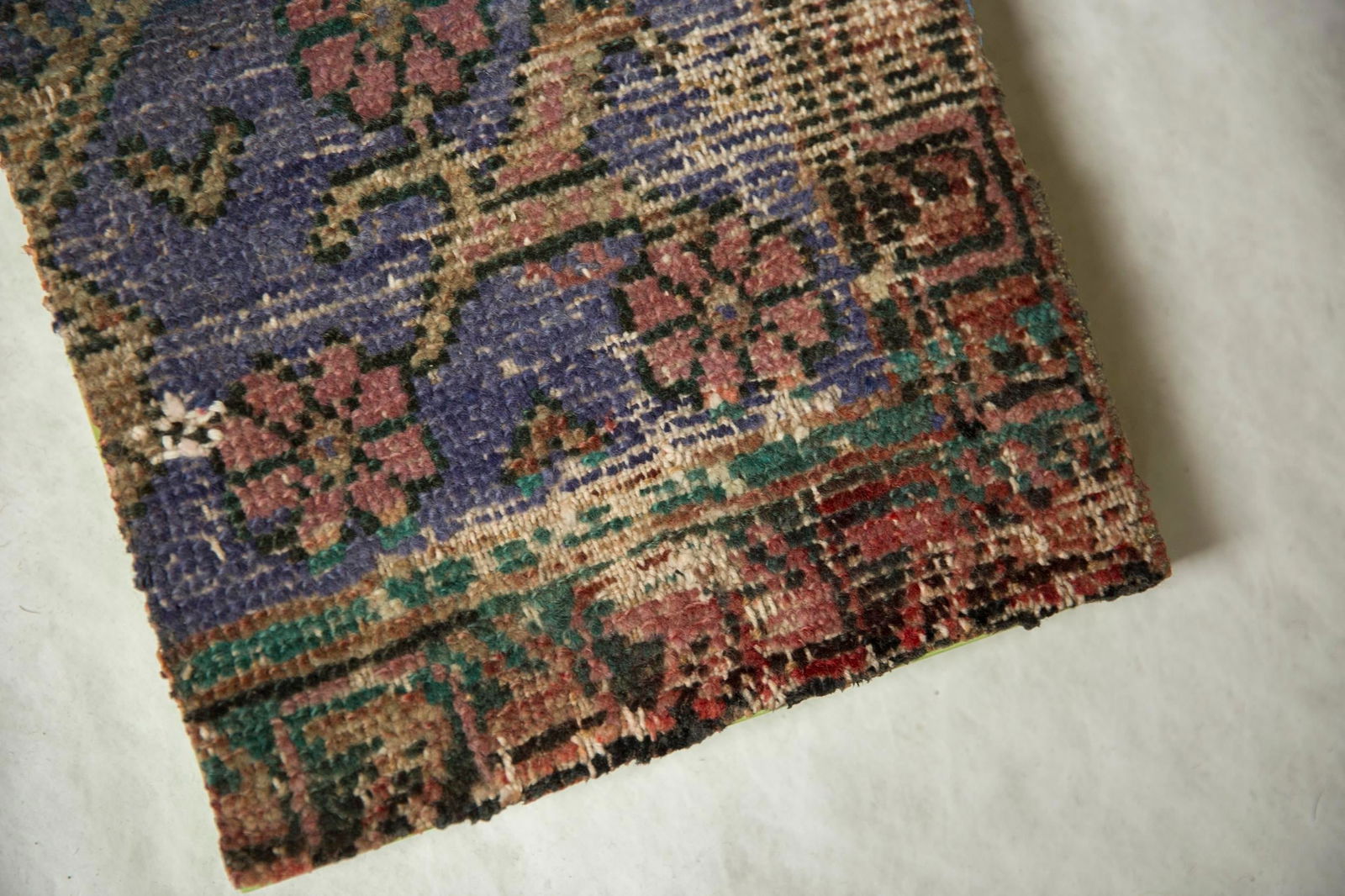 Decorative Vintage Anatolian Rug Fragment Art - 6