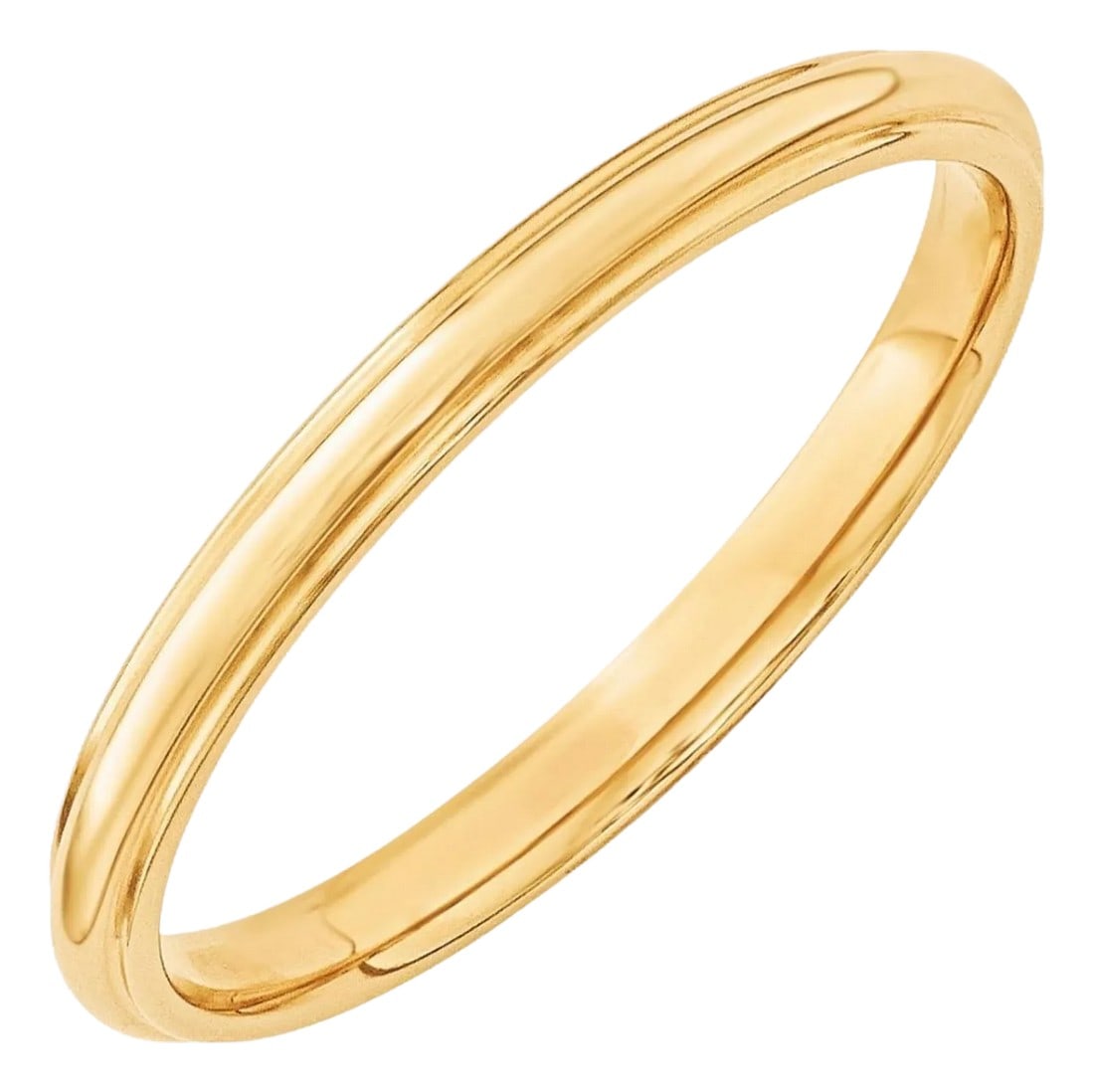 14 Karat Yellow Gold Half Round Classic Wedding Band Solid Ring: 14 Karat Yellow Gold Half Round Classic Wedding Band Solid Ring Size 6.5 This timeless style adds a Light classic band. Quality craftsmanship makes this long lasting band a great value. rounded inside
