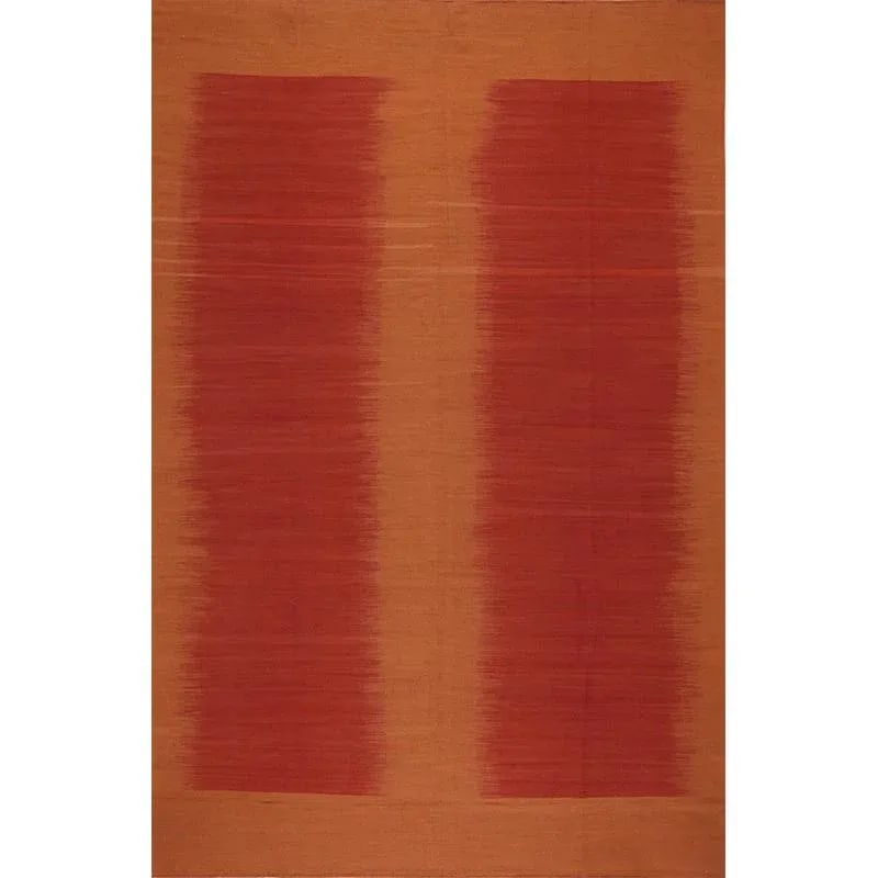 Handwoven Scandinavian Style Persian Kilim Area Rug 6'10"×10'4" - 10