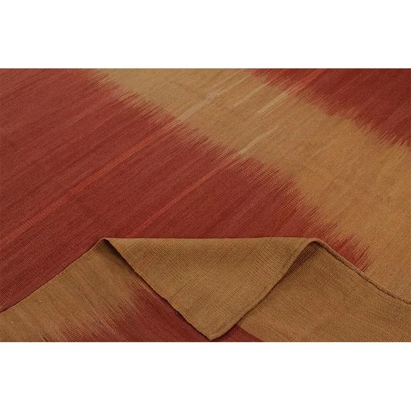 Handwoven Scandinavian Style Persian Kilim Area Rug 6'10"×10'4" - 9