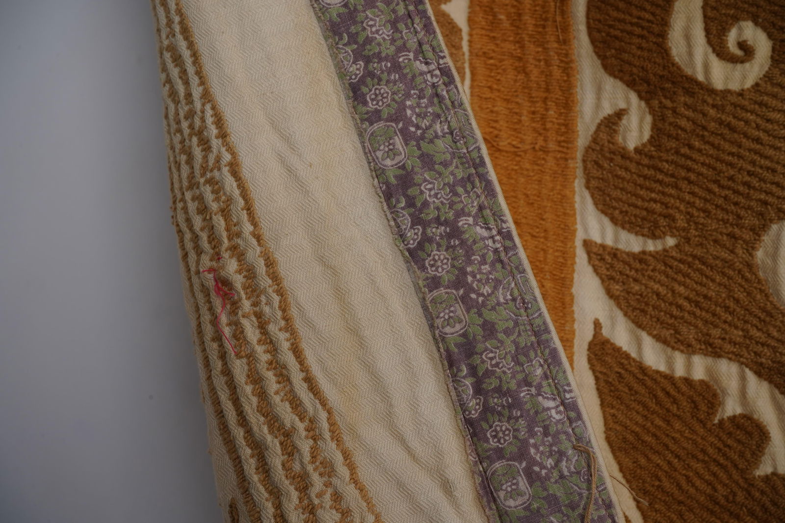 Brown & Beige Suzani Wall Hanging - Tribal Tapestry 8'5'' X 10'8'' - 11