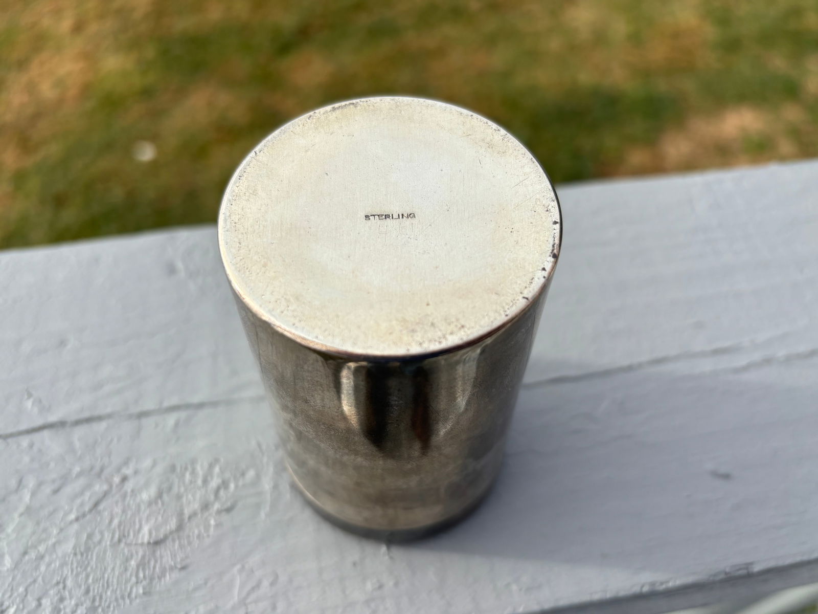 19th C. Red Guilloche Enamel, Sterling and Crystal Vessels - Set of Three - 4