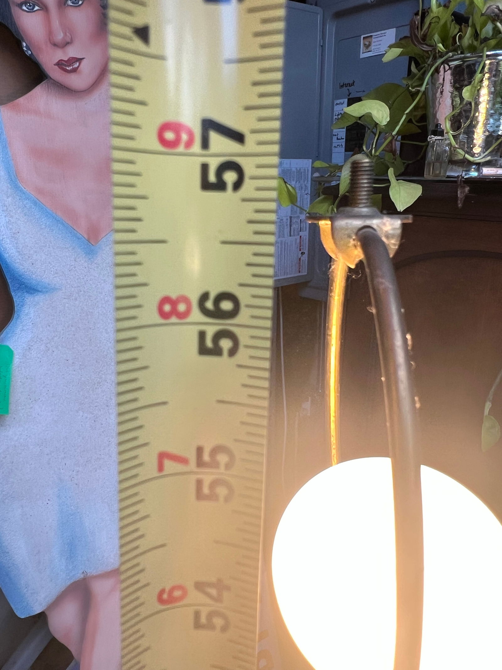 Italian Tole Vintage Floor Lamp With Monkey Accents - 5