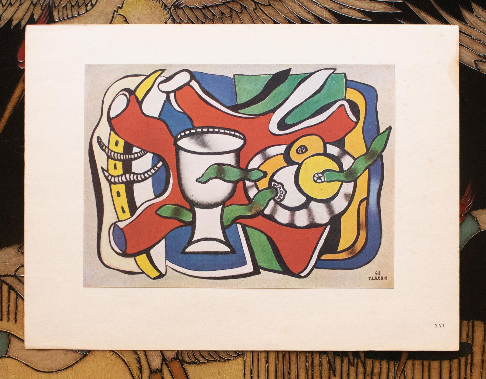 1948 After Fernand Léger, "Still Life With a White Vase" First Edition Period Offset Lithograph - 3