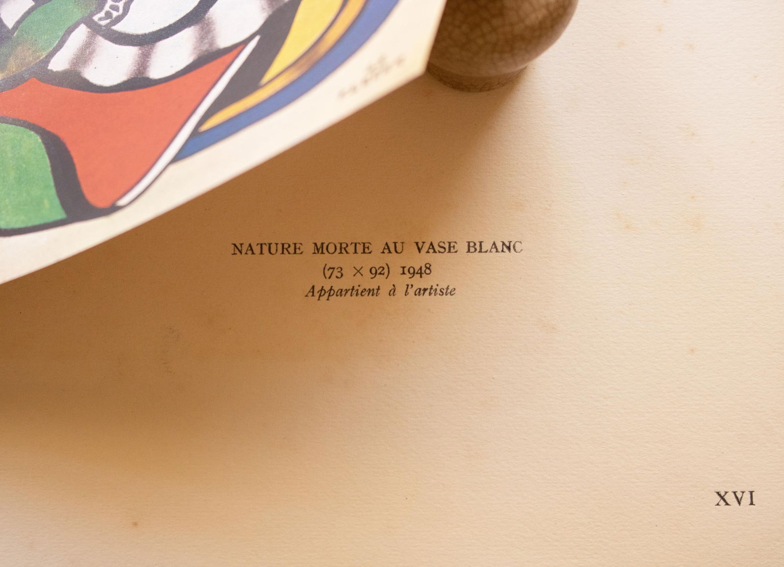 1948 After Fernand Léger, "Still Life With a White Vase" First Edition Period Offset Lithograph - 5