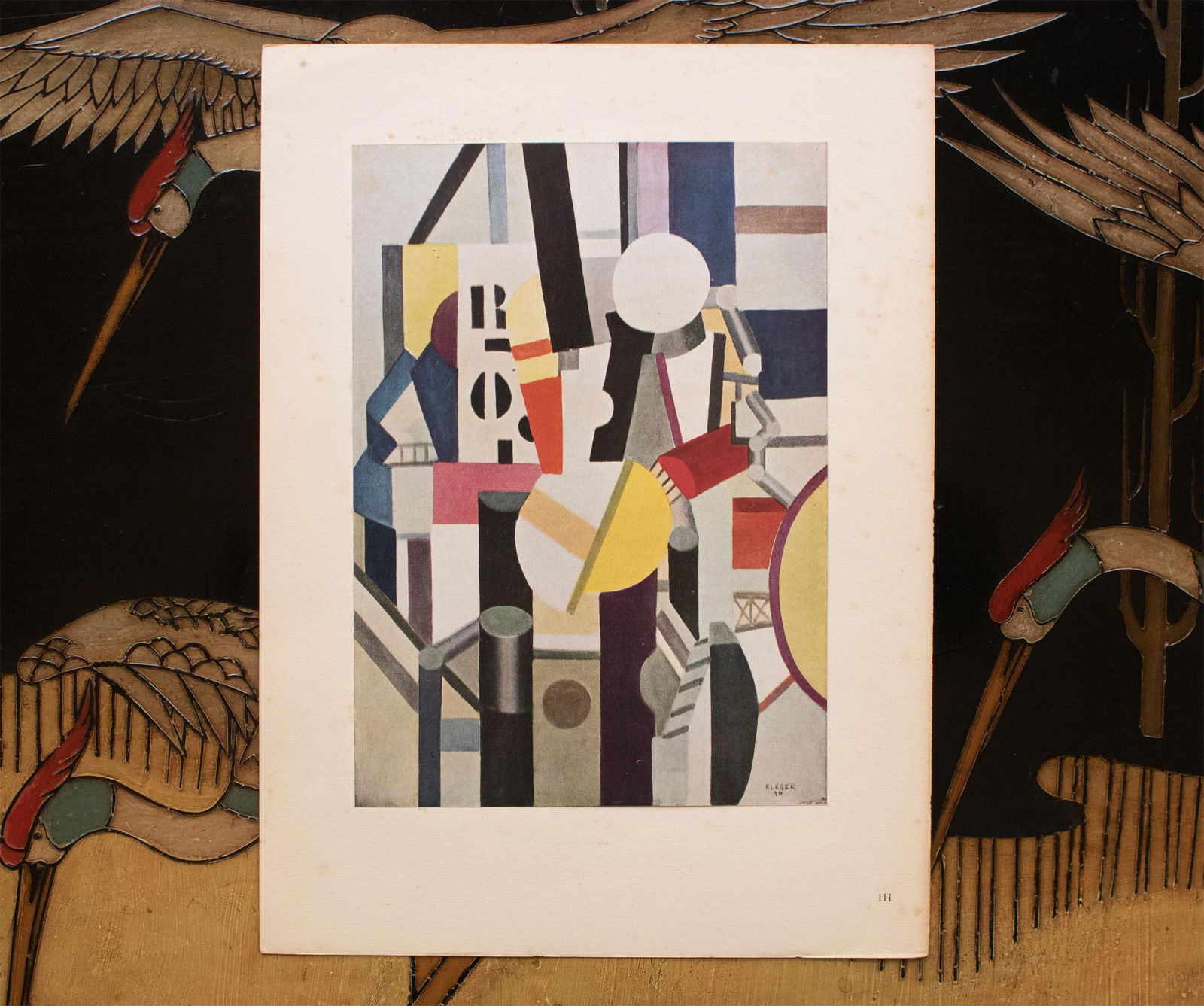 1948 After Fernand Leger "Composition", First Edition Period Offset Lithograph - 4