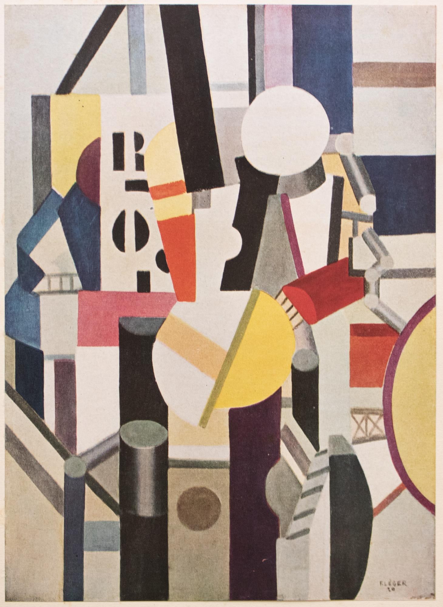1948 After Fernand Leger "Composition", First Edition Period Offset Lithograph - 7