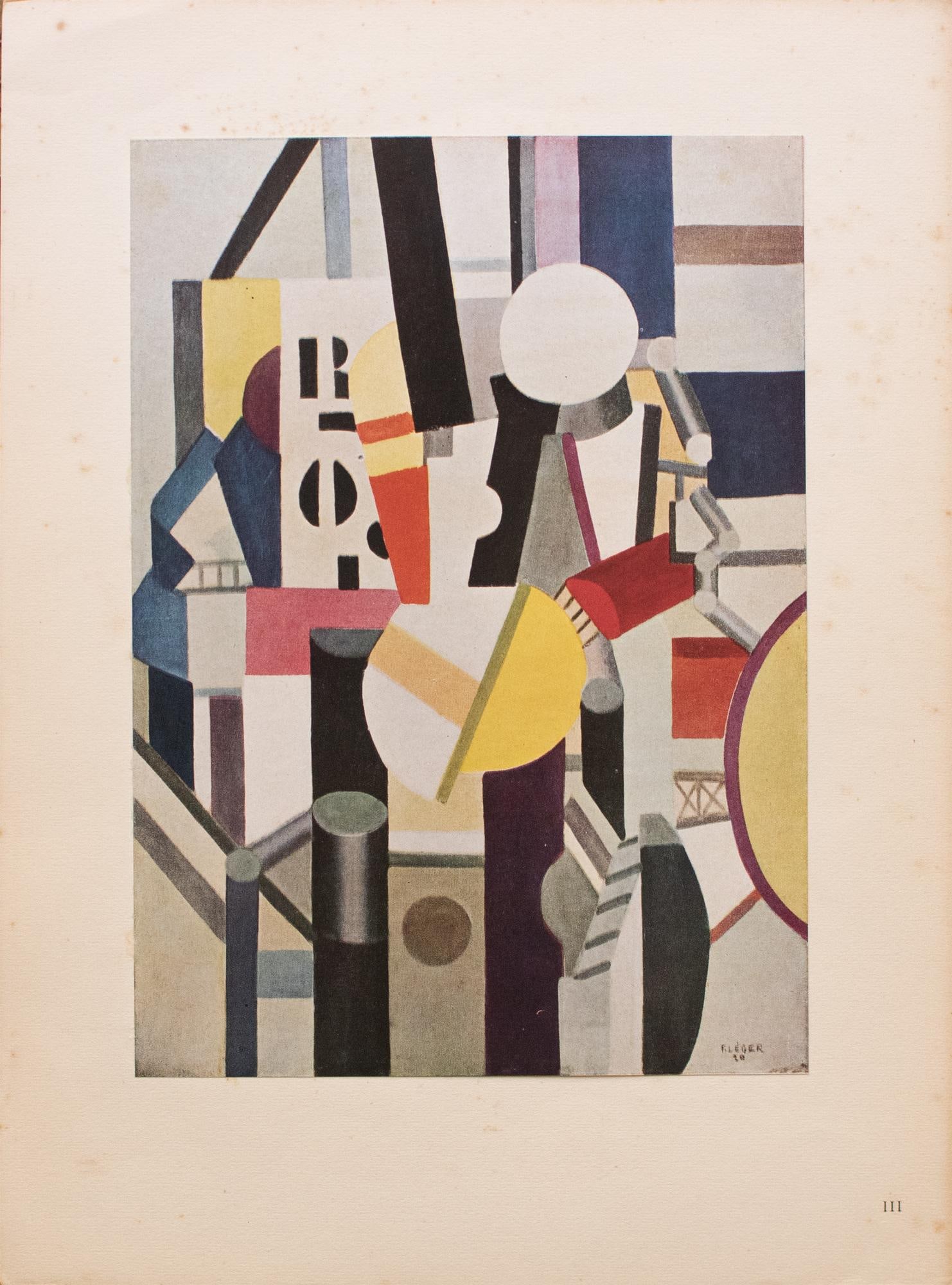 1948 After Fernand Leger "Composition", First Edition Period Offset Lithograph - 8